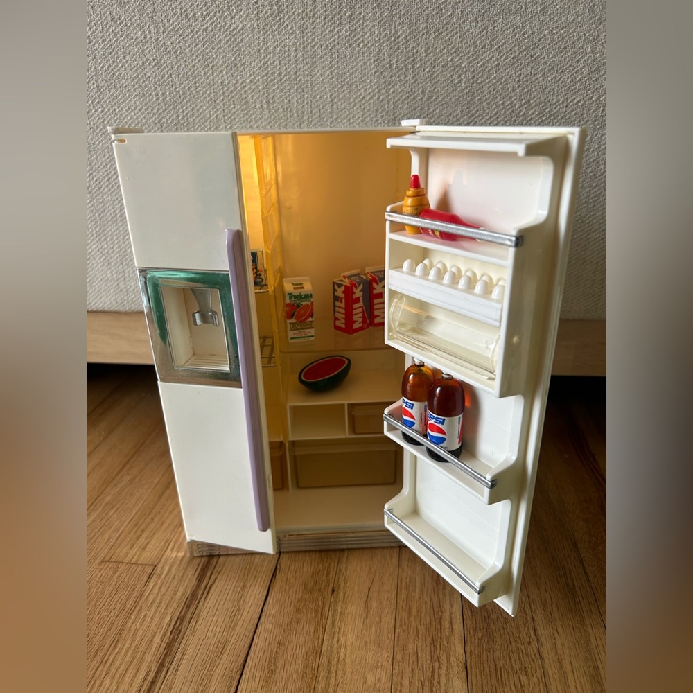 1996 Vintage Tyco Kitchen Littles Fridge, Stove, & Toaster - Picture 3 of 11